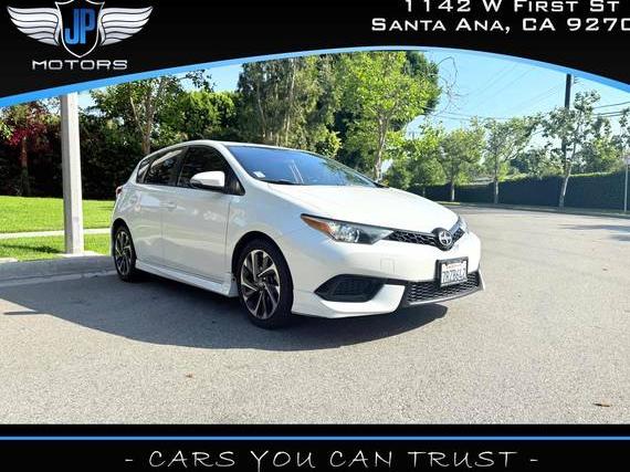 TOYOTA SCION IM 2016 JTNKARJE4GJ520027 image